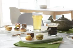 Sous-tasse à café gourmand ovale ivoire porcelaine 23 cm - PRO.MUNDI Outlet