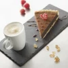Sous-tasse à café gourmand rectangulaire ardoise porcelaine culinaire 25 cm Basalt - REVOL Hot