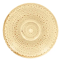 Sous tasse à café rond beige porcelaine vitrifiée Ø 17 cm Twirl - RAK Online