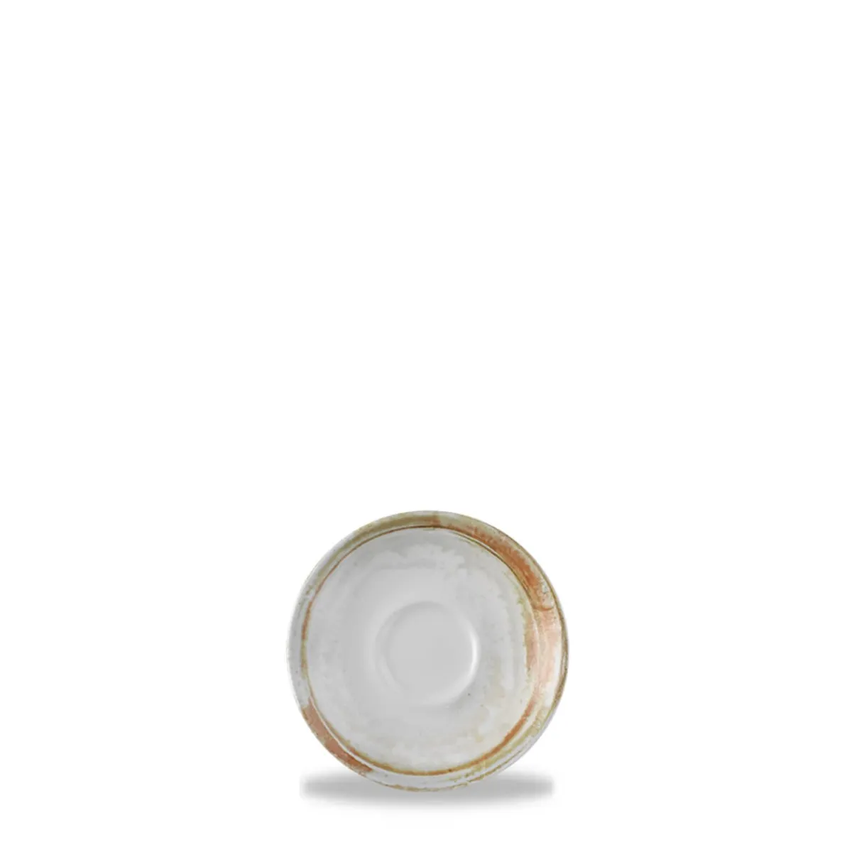 Sous tasse à café rond beige porcelaine vitrifiée Ø 11,8 cm Finca Sanstone - DUDSON Clearance