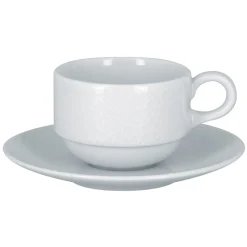 RAK Sous tasse à café rond blanc porcelaine Ø 15 cm Charm Hot