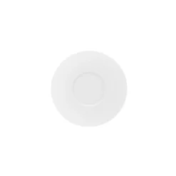 Sous tasse à café rond blanc porcelaine de limoges Ø 12,6 cm L' Fragment - DEGRENNE Best