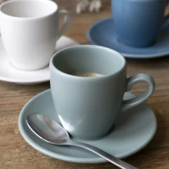 Sous tasse à café rond bleu Grès Ø 12 cm Pulse - ESSENTIALS COLLECTION Best