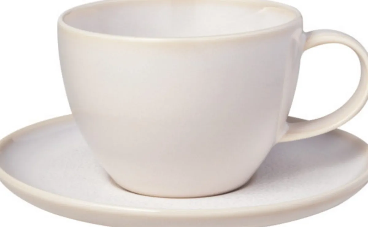 Sous-tasse à café rond Cotton porcelaine Ø 15 cm Crafted - VILLEROY & BOCH Online