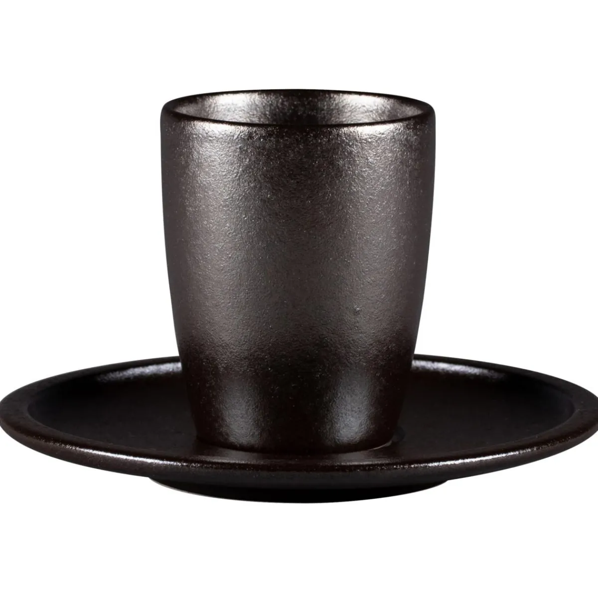 Sous tasse à café rond Forge porcelaine vitrifiée Ø 16,3 cm stone Ease - RAK Sale
