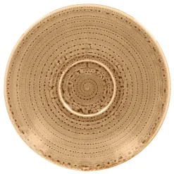 RAK Sous tasse à café rond marron porcelaine vitrifiée Ø 17 cm Twirl Best