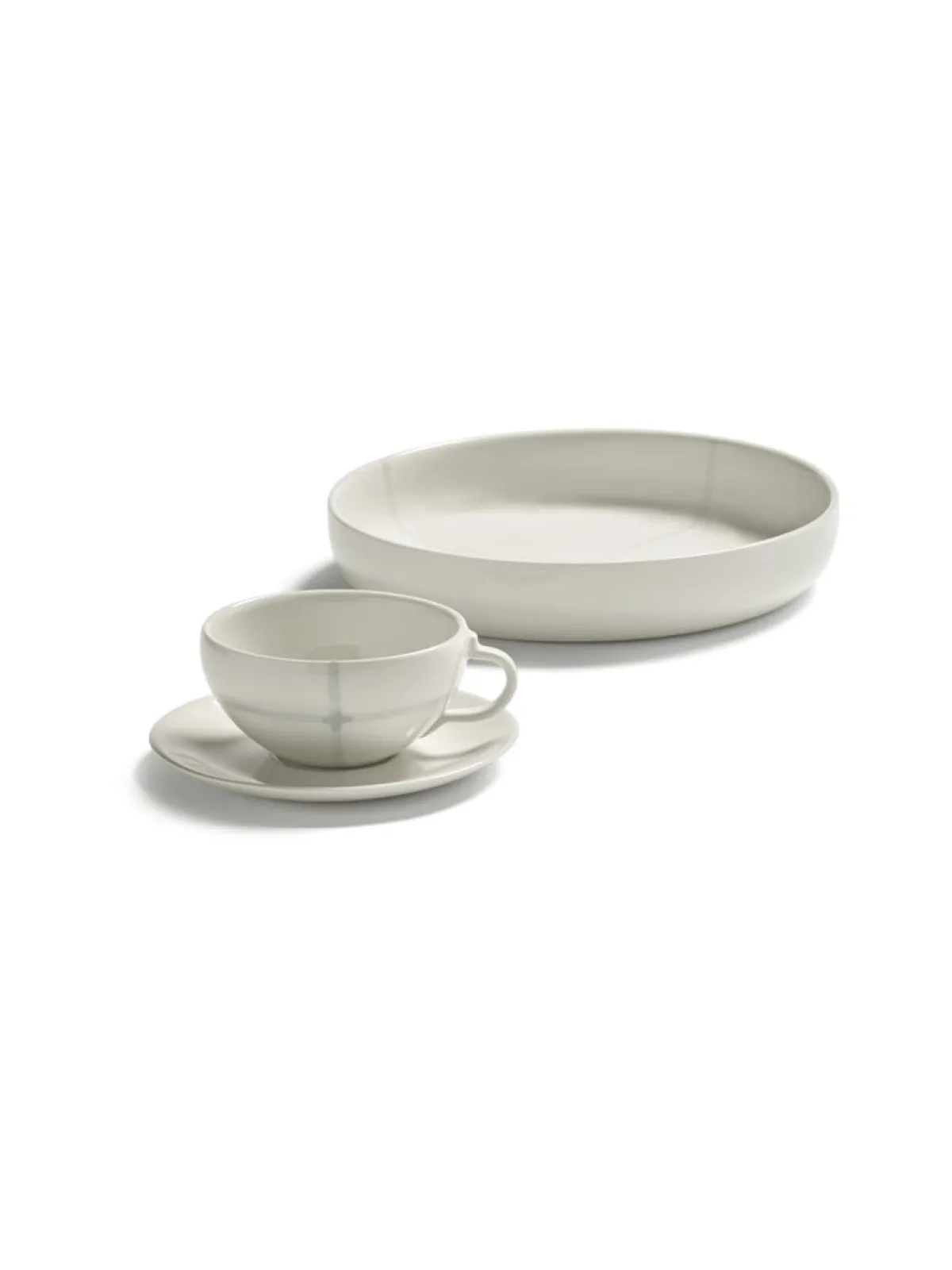Sous tasse à café rond Salt porcelaine Ø 14 cm Zuma - SERAX Outlet