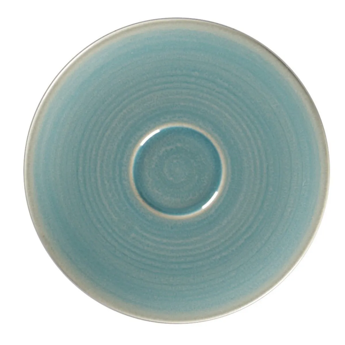 Sous tasse à café rond Saphire porcelaine vitrifiée Ø 15 cm stone Spot - RAK Online
