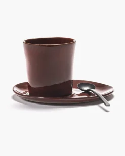 Sous tasse à café rond Venetian red grès émaillé Ø 14,5 cm La Mère - SERAX Best