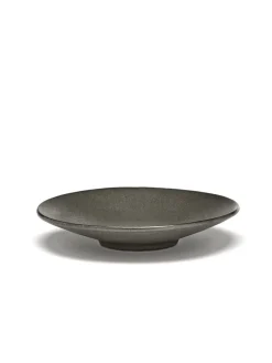 SERAX Sous tasse à café rond vert grès émaillé Ø 14 cm Inku Hot