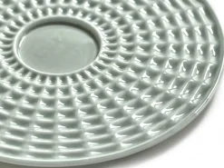 SERAX Sous tasse à café rond vert porcelaine bone china Ø 11,5 cm Nido New