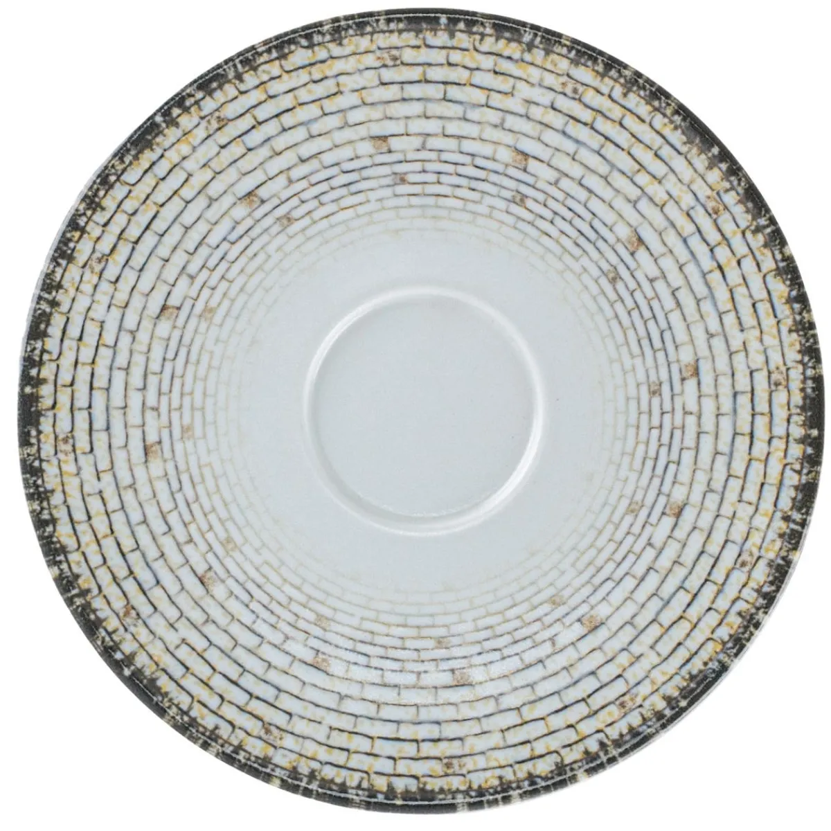 RAK Sous tasse à café rond Weave porcelaine Ø 12,3 cm Digi Sale