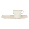 RAK Sous-tasse à café / thé gourmand rectangulaire ivoire porcelaine vitrifiée 26,1 cm Mazza Best