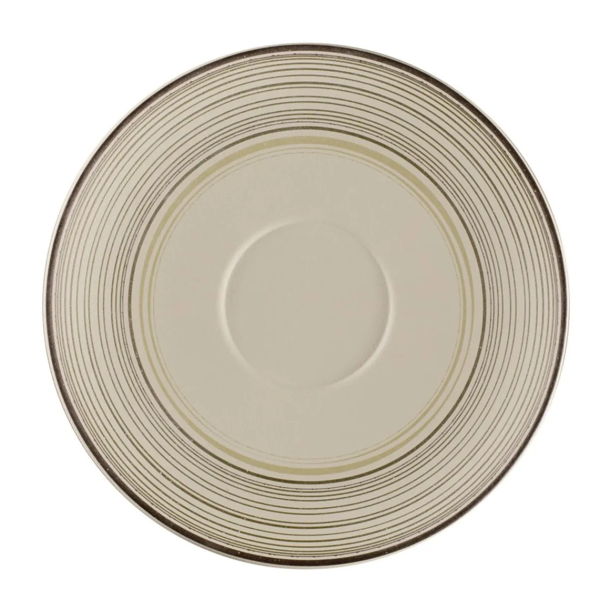 RAK Sous tasse à café/thé rond Argila Décor Larissa porcelaine Ø 17 cm Earth Clearance