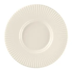 Sous tasse à café / thé rond blanc porcelaine bone china Ø 32,2 cm Spectra - RAK Clearance