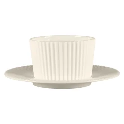 Sous tasse à café / thé rond blanc porcelaine bone china Ø 32,2 cm Spectra - RAK Clearance