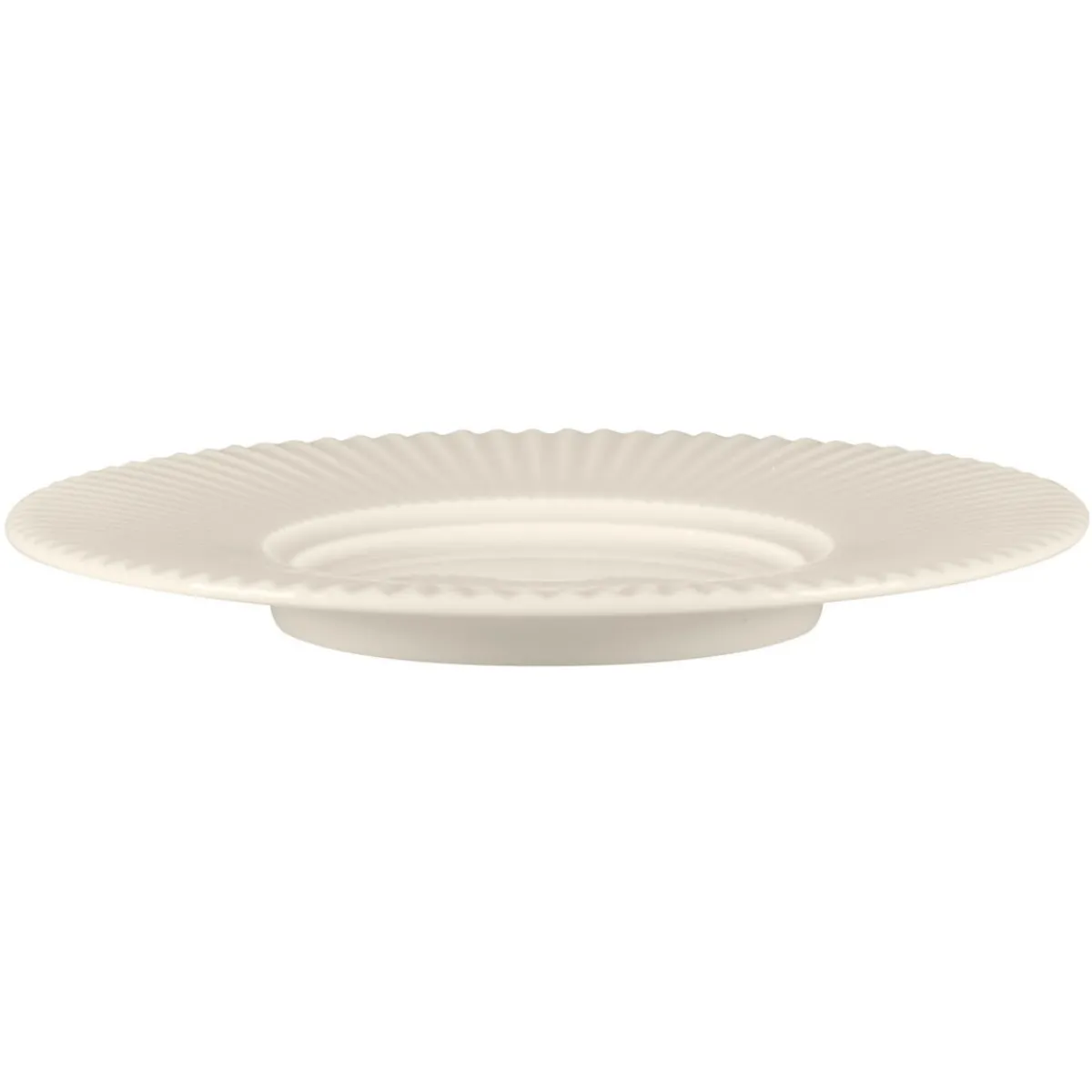 Sous tasse à café / thé rond blanc porcelaine bone china Ø 32,2 cm Spectra - RAK Clearance