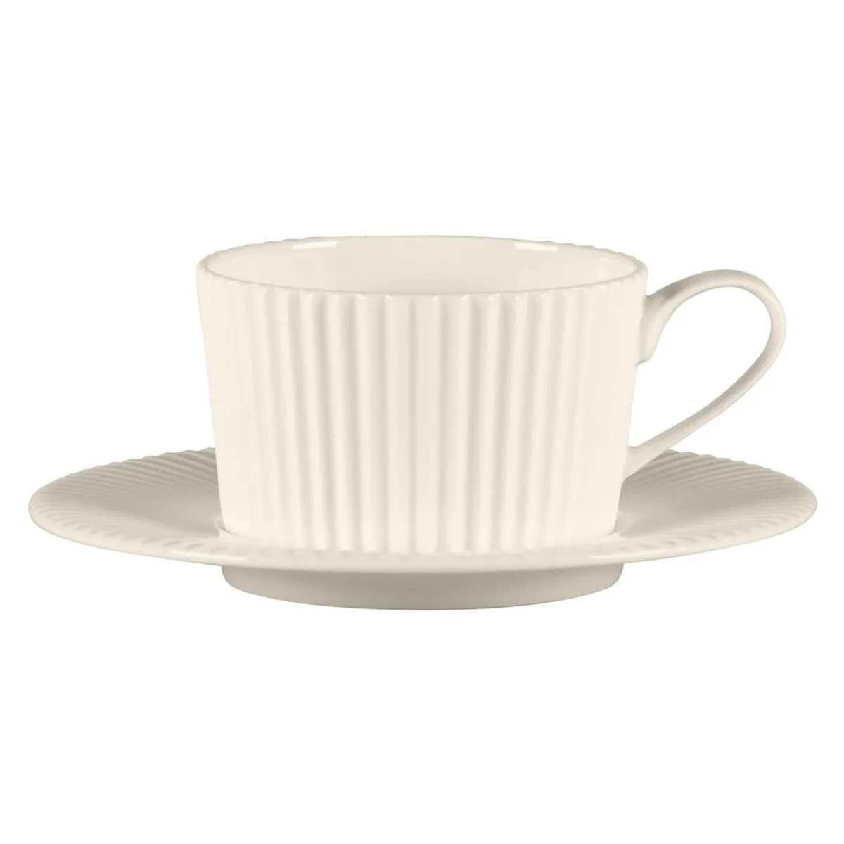Sous tasse à café / thé rond blanc porcelaine bone china Ø 32,2 cm Spectra - RAK Clearance