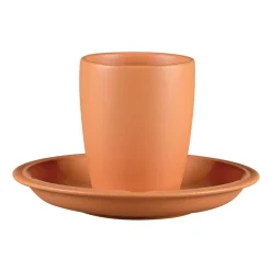 Sous tasse à café/thé rond Tero Décor Prima porcelaine Ø 15 cm Earth - RAK Hot