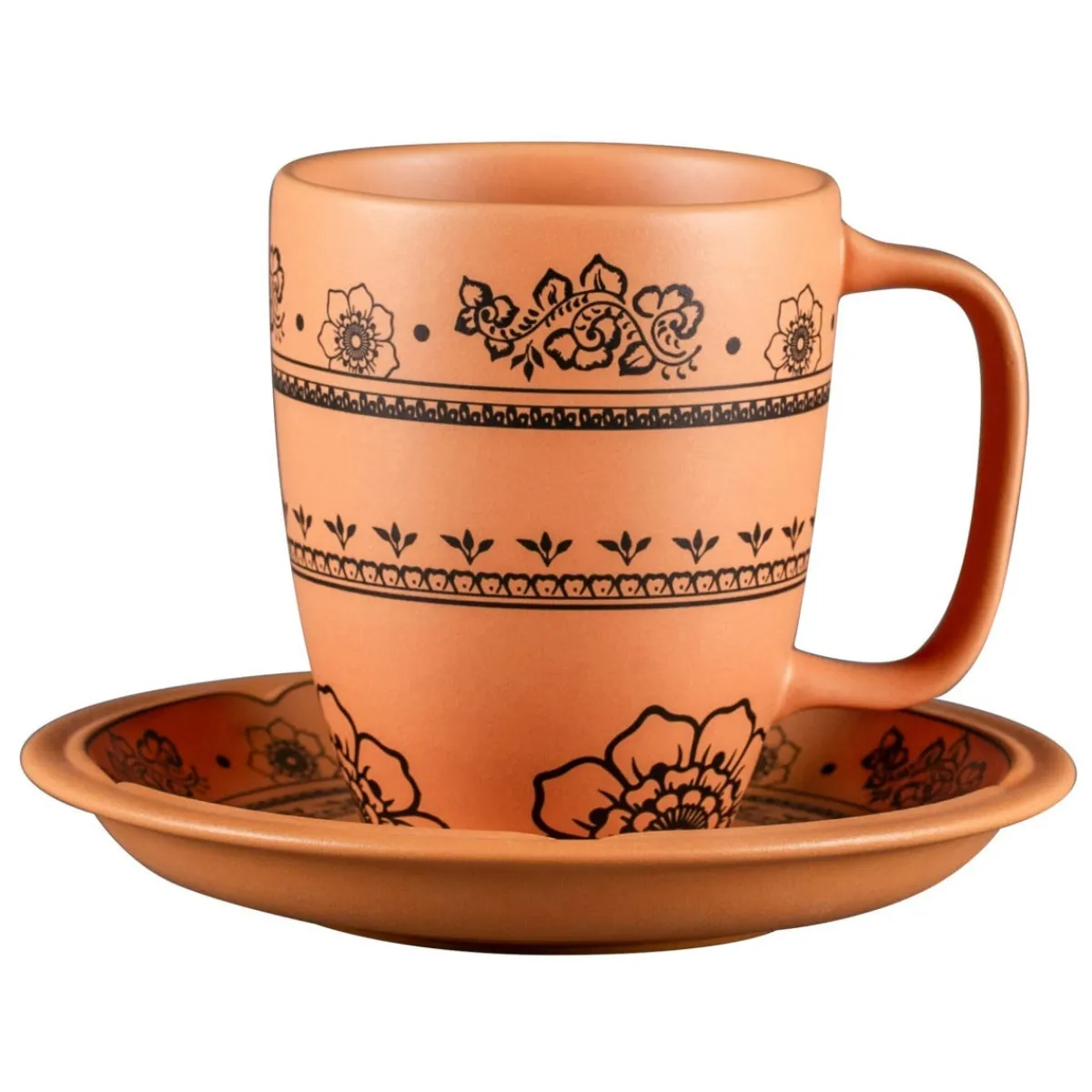 RAK Sous tasse à café/thé rond Tero Décor Alexandria porcelaine Ø 15 cm Earth Online