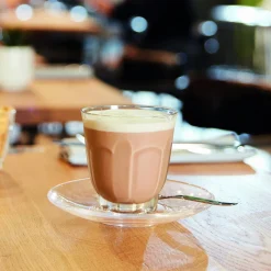 Sous tasse à café transparent verre trempé Ø 112 mm Arcadie - ARCOROC Outlet