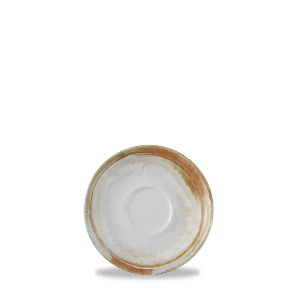 DUDSON Sous tasse à cappuccino rond beige porcelaine vitrifiée Ø 15,6 cm Finca Sanstone Best