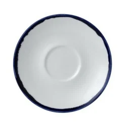 Sous tasse à cappuccino rond Ink porcelaine vitrifiée Ø 15,6 cm Harvest - DUDSON Best