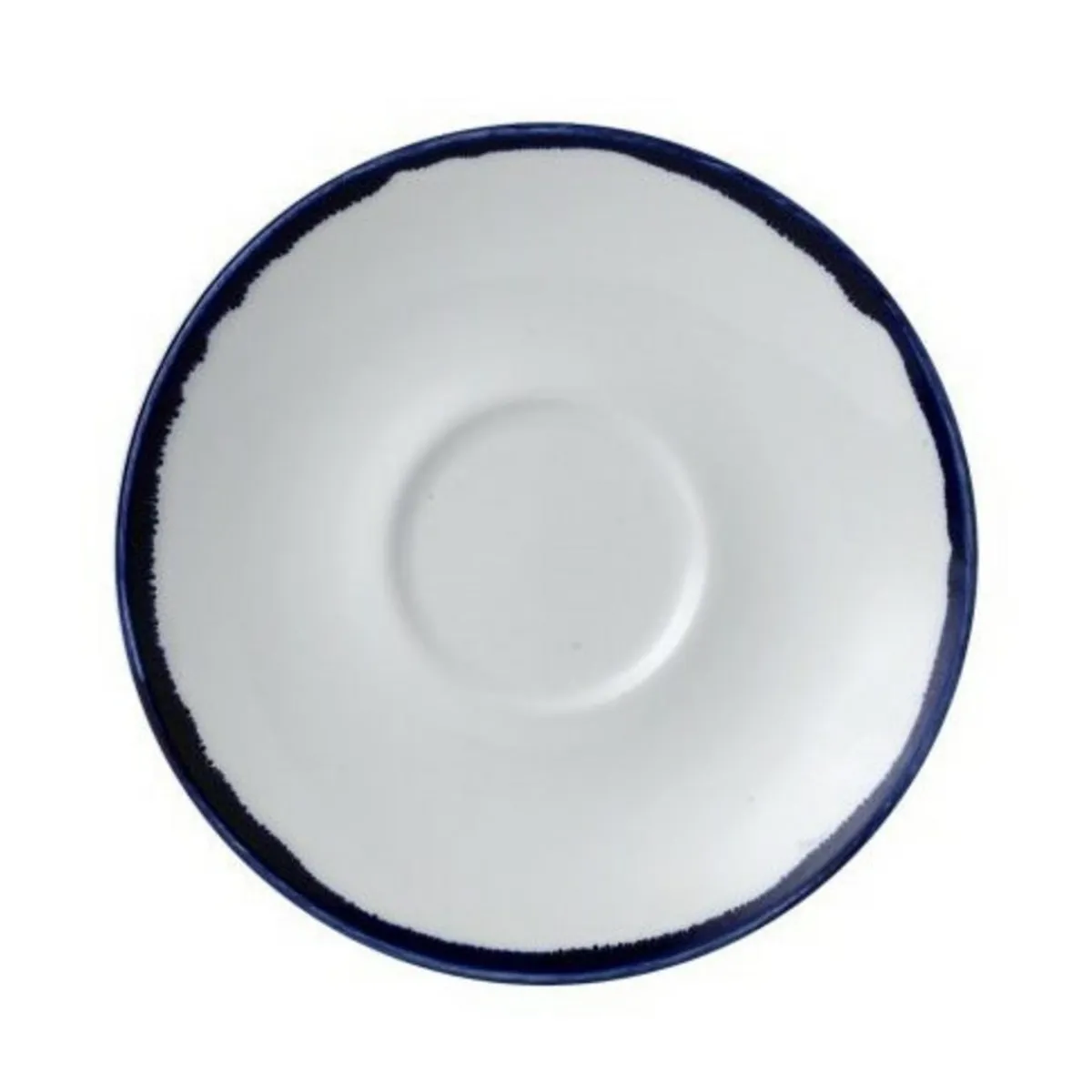 Sous tasse à cappuccino rond Ink porcelaine vitrifiée Ø 15,6 cm Harvest - DUDSON Best