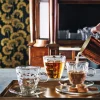 Sous tasse à cappuccino rond transparent verre trempé Ø 14 cm Easy Bar - BORMIOLI ROCCO Discount