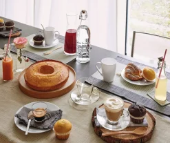 Sous tasse à cappuccino rond transparent verre trempé Ø 14 cm Easy Bar - BORMIOLI ROCCO Discount