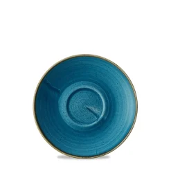 CHURCHILL Sous-tasse à cappuccino / thé Java Blue porcelaine vitrifiée Ø 15 cm Stonecast Java Sale