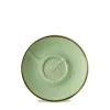 Sous-tasse à cappuccino / thé Sage Green porcelaine vitrifiée Ø 15 cm Stonecast Sage - CHURCHILL Clearance