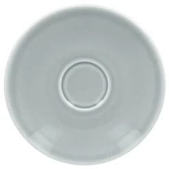 Sous-tasse à déjeuner rond bleu porcelaine vitrifiée Ø 17 cm Vintage - RAK Best