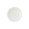 Sous-tasse à déjeuner rond ivoire porcelaine vitrifiée Banquet - RAK Best