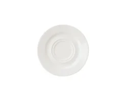 Sous-tasse à déjeuner rond ivoire porcelaine vitrifiée Banquet - RAK Best