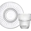 BORMIOLI ROCCO Sous-tasse double expresso transparent verre trempé Ø 14 cm Barshine New