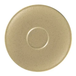 Sous tasse à espresso beige porcelaine vitrifiée Ø 12,5 cm Genesis - RAK New