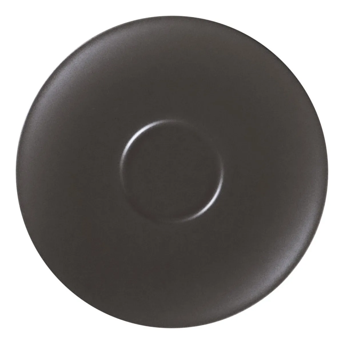 Sous tasse à espresso brun porcelaine vitrifiée Ø 12,5 cm Genesis - RAK Sale