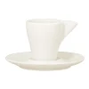 RAK Sous tasse à espresso ivoire porcelaine vitrifiée Ø 12 cm Swirls