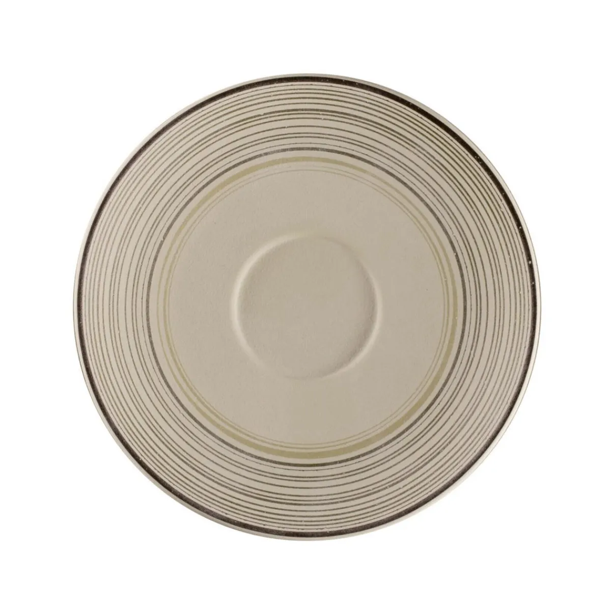 RAK Sous tasse à espresso rond Argila Décor Larissa porcelaine Ø 12,5 cm Earth Clearance
