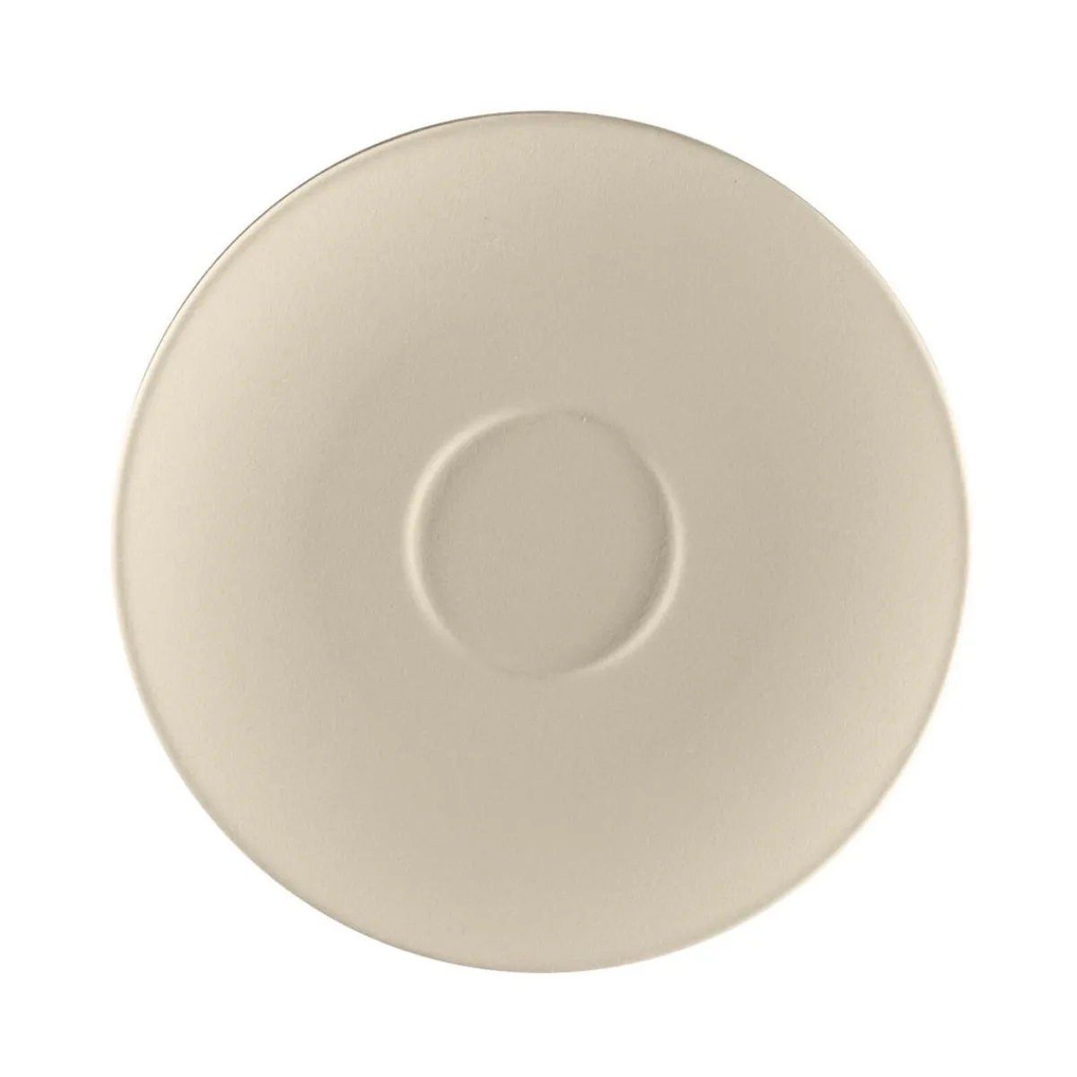 RAK Sous tasse à espresso rond Argila Décor Epura porcelaine Ø 12,5 cm Earth Outlet