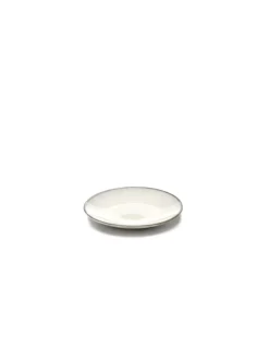 Sous tasse à espresso rond blanc grès émaillé Ø 12 cm Inku - SERAX Best