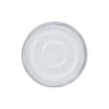 Sous tasse à espresso rond blanc porcelaine Ø 13 cm Sublime - RAK Discount