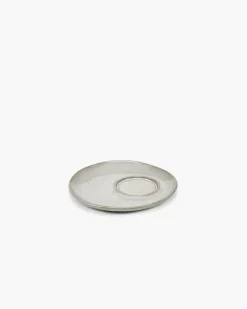 SERAX Sous tasse à espresso rond écru grès émaillé Ø 11 cm La Mère Online