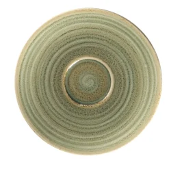 RAK Sous tasse à espresso rond Emerald porcelaine vitrifiée Ø 12,5 cm stone Spot Outlet