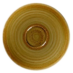 RAK Sous tasse à espresso rond Garnet porcelaine vitrifiée Ø 12,5 cm stone Spot Best