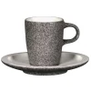 Sous tasse à espresso rond gris porcelaine vitrifiée Ø 13 cm stone Ease - RAK Discount