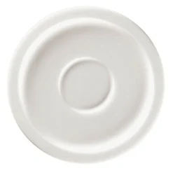 Sous tasse à espresso rond gris porcelaine vitrifiée Ø 13 cm stone Ease - RAK Discount
