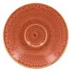 RAK Sous tasse à espresso rond orange porcelaine vitrifiée Ø 12,5 cm Twirl Clearance