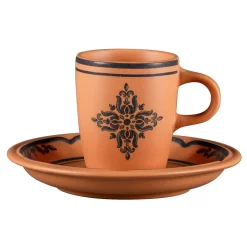 RAK Sous tasse à espresso rond Tero Décor Ostia porcelaine Ø 13 cm Earth Outlet